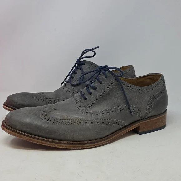 Cole Haan | Shoes | Cole Haan Gray Wingtip Leather Oxfords  display picture 1